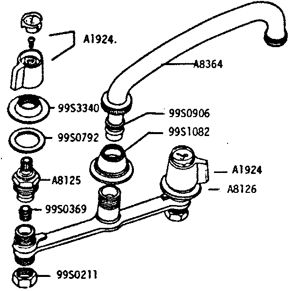 7183 faucet assembly
