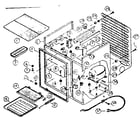 National Acme RG8Y-30 refrigeration system and cabinet parts diagram