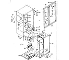 Kenmore 1066690443 cabinet parts diagram