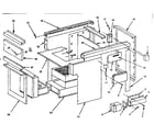 Kenmore 610742080 casing assembly diagram
