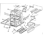 Kenmore 610742080 combustion chamber assembly diagram
