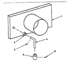 Kenmore 610742080 cleanout door assembly diagram