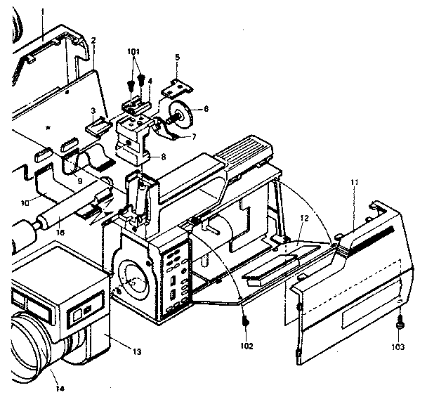 Left cover assembly