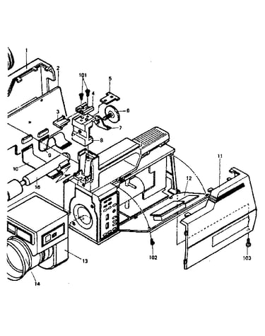 Left cover assembly
