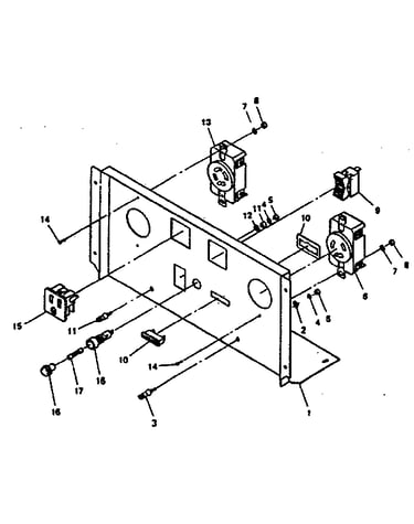 Receptacle and control panel