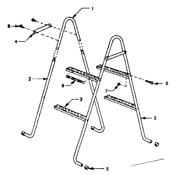 Ladder replacement parts