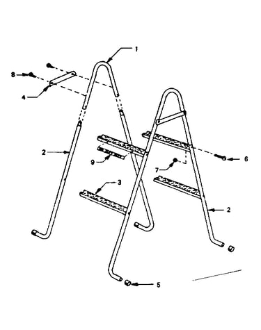 Ladder replacement parts