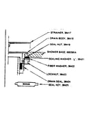 Shower base drain assembly parts