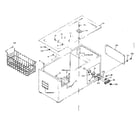 Kenmore 1986015133 cabinet parts diagram