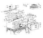 Kenmore 1436606800 body section diagram