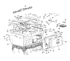 Kenmore 1436806800 body section diagram