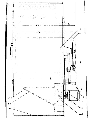 Motor and lintscreen