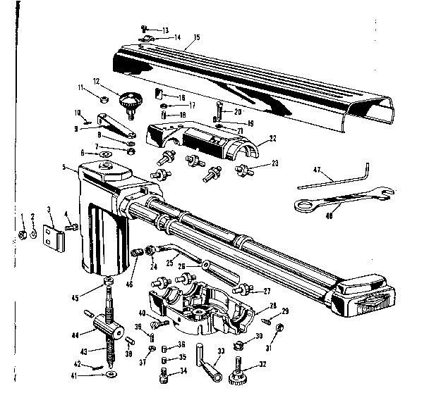 HEAD AND TUBE ASSEMBLY