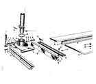 Craftsman 10329301 table/column and collar assembly diagram