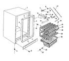 Kenmore 575627030 cabinet parts diagram