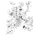 Tecumseh H35-45352J basic engine diagram