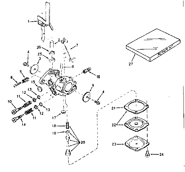 Carburetor no. 631539