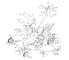 MTD 125-570A mower deck diagram