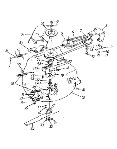 Deck and pulley system