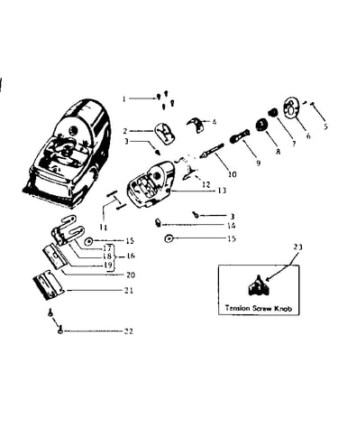 Clipping head assembly
