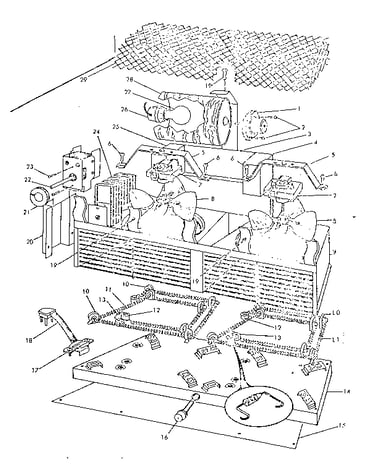 Blower assembly and switchs