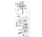 Briggs & Stratton 171700 TO 171706 (0010 - 0016) 121 carburetor overhaul kit diagram