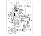 Briggs & Stratton 191400 TO 191477 (0010 - 0040) replacement parts diagram
