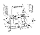 Sears 218NECSPINWRITERS7700 control unit assembly diagram