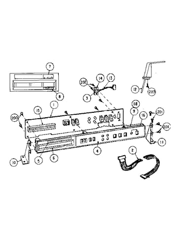 Operator control panel assembly - ro