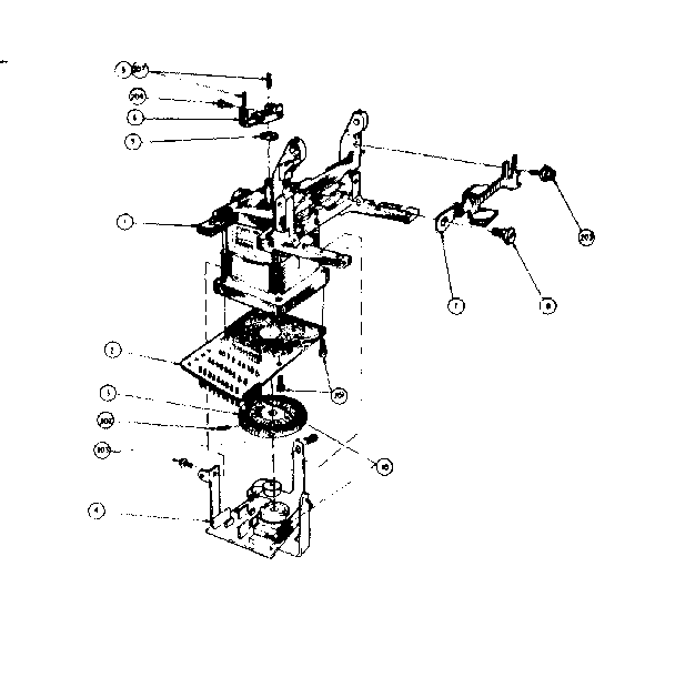 ROTATE MOTOR ASSEMBLY