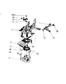 Rotate motor assembly