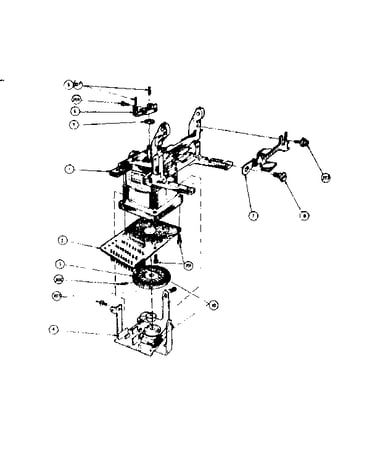 Rotate motor assembly