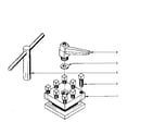 Emco COMPACT 10 fourway toolpost assembly diagram