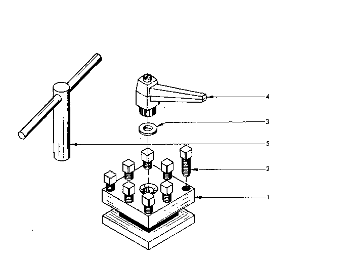 Fourway toolpost assembly