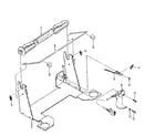 OKI Data MICROLINE 80 roll paper support assembly 54100701 diagram