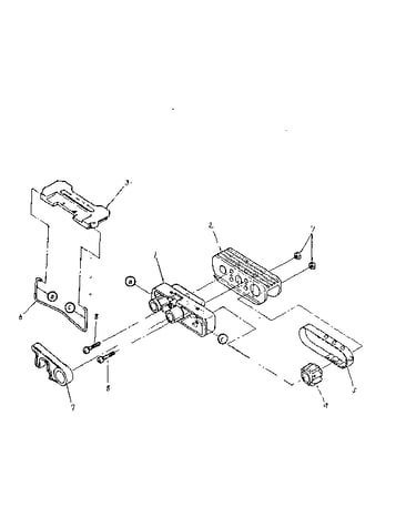 Paper feed sprocket, lh