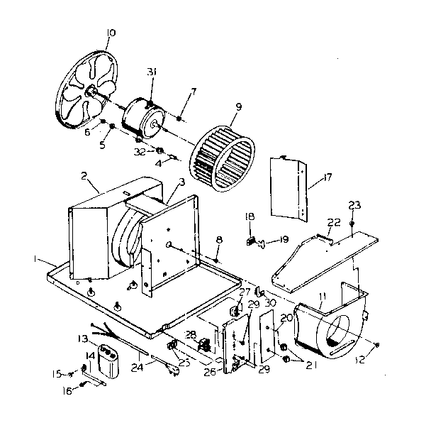 Electrical system and air handling parts