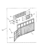 Cabinet and front panel parts