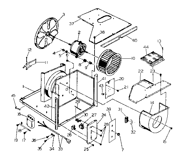 Electrical system and air handling parts