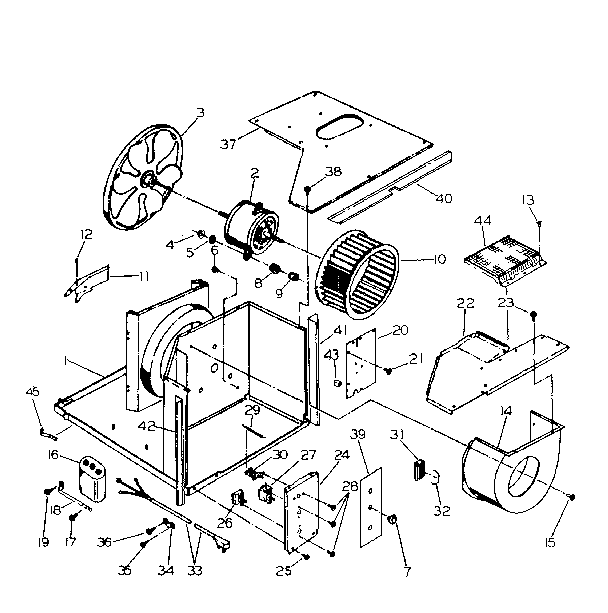 Electrical system and air handling parts