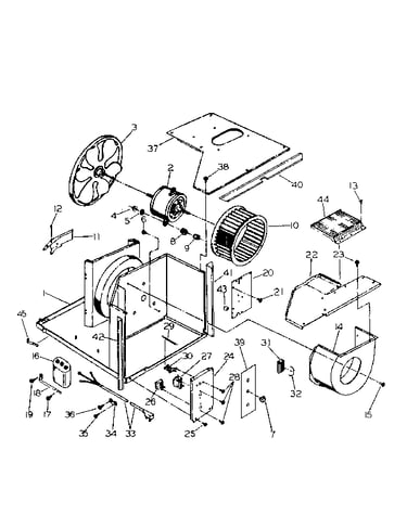 Electrical system and air handling parts