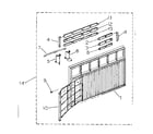 Kenmore 2538753100 cabinet and front panel parts diagram