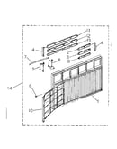 Cabinet and front panel parts