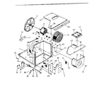 Kenmore 2538753110 electrical system and air handling parts diagram
