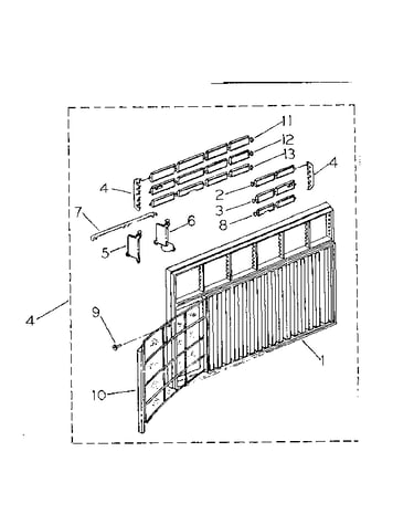 Cabinet and front panel parts