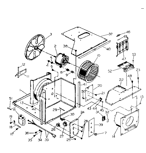 Electrical system and air handling parts
