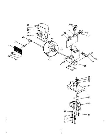 Cover, face plate and connecting parts/cam nest/valve cap