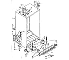 Kenmore 1068536911 cabinet parts diagram