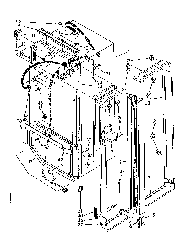 Breaker and partition parts