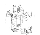 Kenmore 1068536911 air flow parts diagram